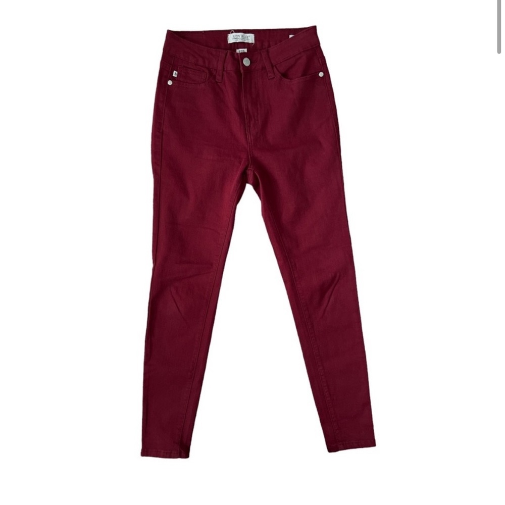 Judy Blue Skinny Fit Red Wine Maroon Jeans | 1/25